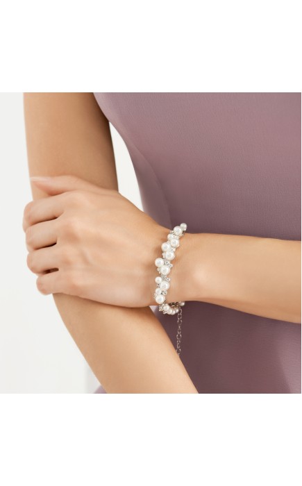 Ladies' Classic Alloy With Irregular Cubic Zirconia Bracelets