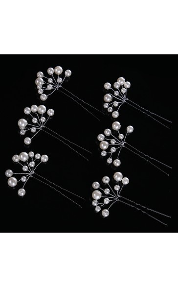 Hairpins/Headpiece Lovely (Set of 6)