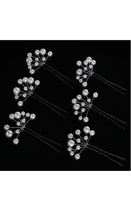 Hairpins/Headpiece Lovely (Set of 6)