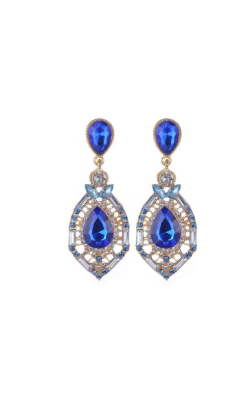 Ladies' Gorgeous Alloy With Irregular Rhinestone Earrings