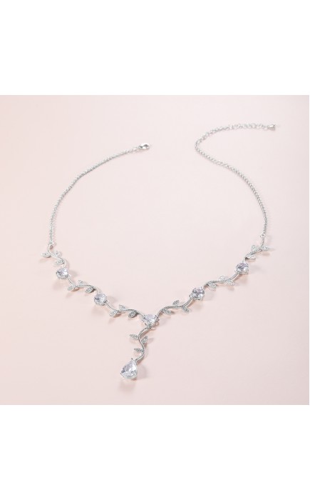 Ladies' Elegant Alloy With Irregular Cubic Zirconia Jewelry Sets