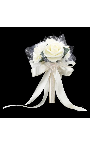 Round Foam Bridesmaid Bouquets (Sold in a single piece) -