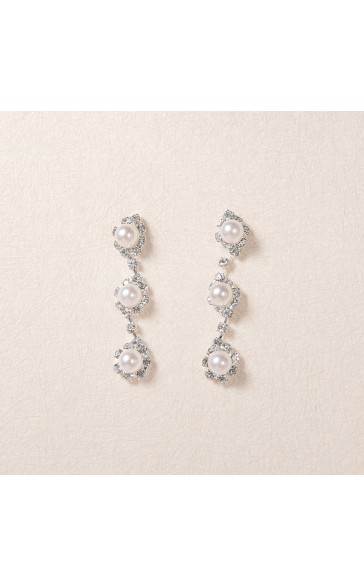 Ladies' Alloy With Irregular Rhinestone Jewelry Sets