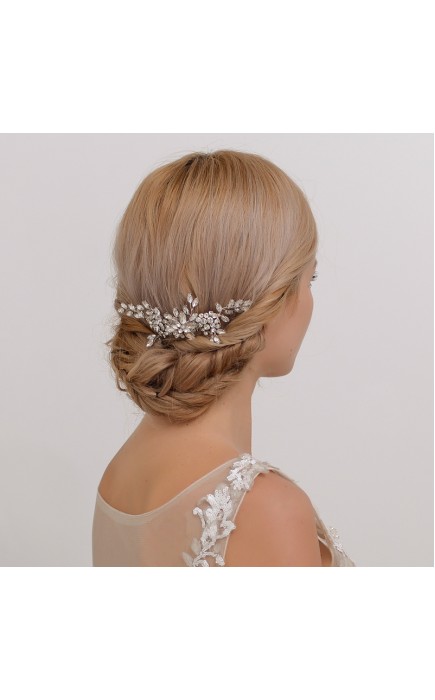 Combs & Barrettes/Headpiece Glamourous With Crystal (Sold in single piece)