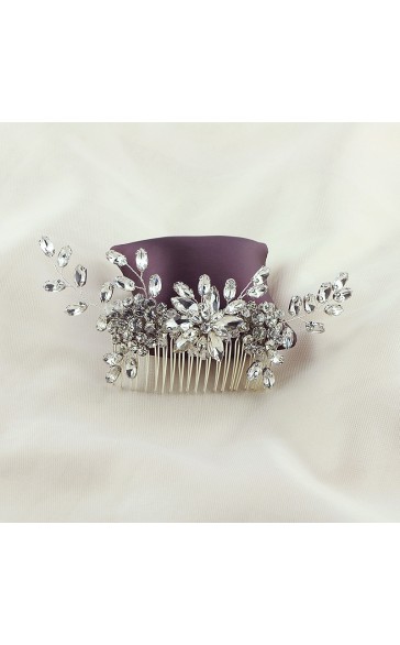 Combs & Barrettes/Headpiece Glamourous With Crystal (Sold in single piece)