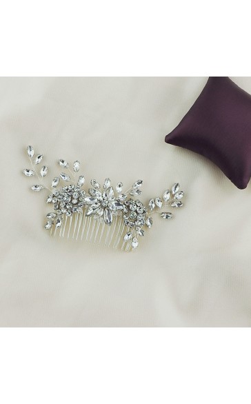 Combs & Barrettes/Headpiece Glamourous With Crystal (Sold in single piece)