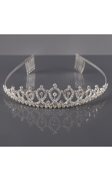 Headpiece/Crowns & Tiaras Elegant Ladies With Rhinestone (Sold in single piece)