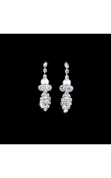 Ladies' Charming Alloy With Irregular Rhinestone Jewelry Sets