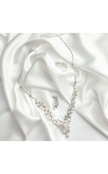 Ladies' Alloy With Irregular Pearl/Rhinestone Jewelry Sets