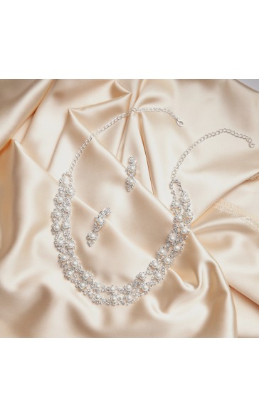 Gorgeous Alloy With Irregular Pearl Jewelry Sets