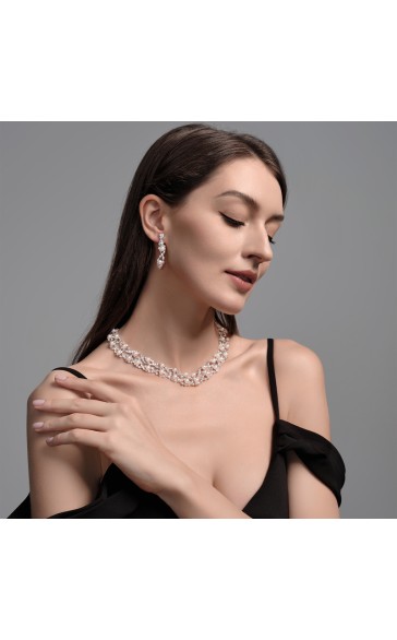 Gorgeous Alloy With Irregular Pearl Jewelry Sets