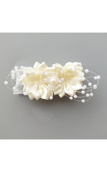 Free-Form Satin Wrist Corsage (Sold in a single piece) -