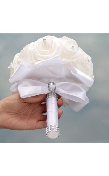 Round Foam Bridal Bouquets (Sold in a single piece) - Bridal Bouquets