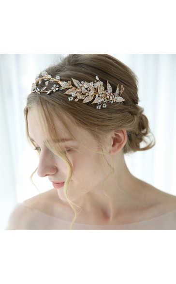 Headpiece/Headbands Classic With Rhinestone (Sold in single piece)