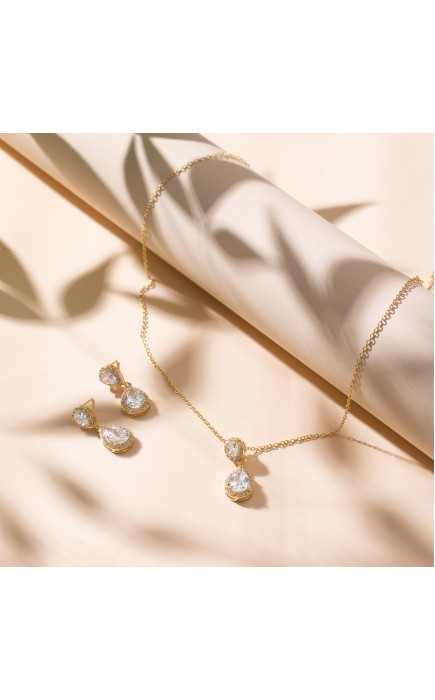 Ladies' Unique Alloy With Irregular Cubic Zirconia Jewelry Sets