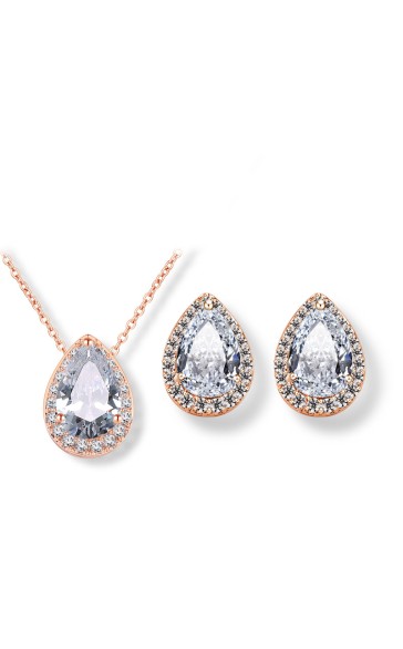 Ladies' Unique Alloy With Irregular Cubic Zirconia Jewelry Sets