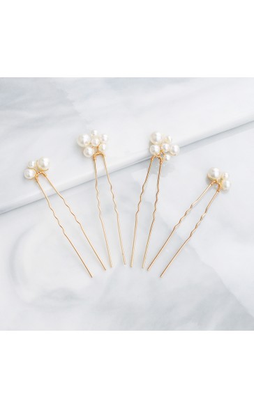 Hairpins/Combs & Barrettes/Headpiece Handmade (Set of 5)