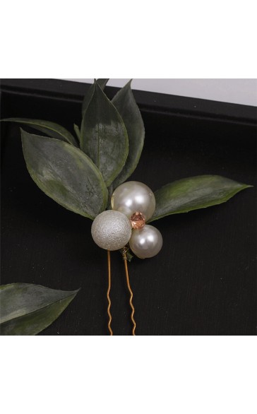 Hairpins/Headpiece Romantic With Venetian Pearl (Set of 6)