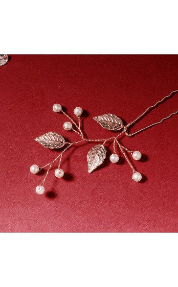 Combs & Barrettes/Headpiece Beautiful With Venetian Pearl (Sold in single piece)