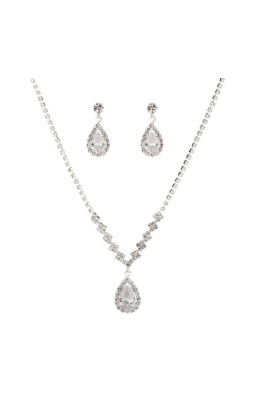 Ladies' Shining Alloy With Irregular Cubic Zirconia Jewelry Sets