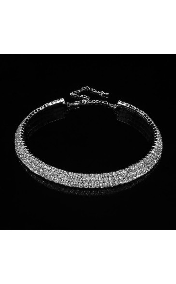 Ladies' Beautiful Alloy With Square Cubic Zirconia Jewelry Sets