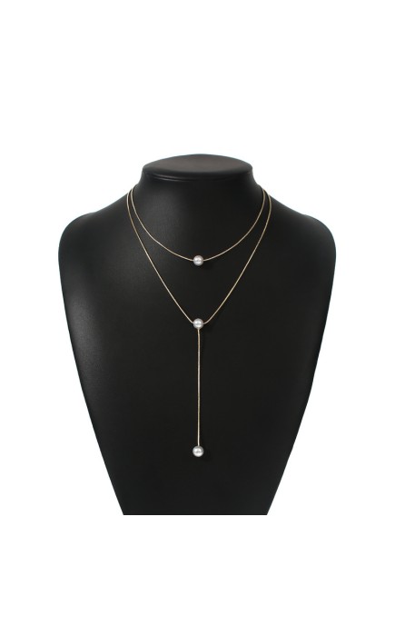 Ladies' Beautiful Alloy With Irregular Cubic Zirconia Necklaces/Fashion jewelry