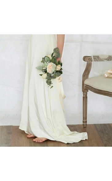 Classic Free-Form Silk Flower Bridesmaid Bouquets (Sold in a single piece) - Bridesmaid Bouquets