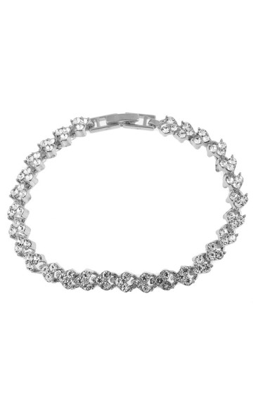 Ladies' Elegant Alloy With Irregular Rhinestone Bracelets