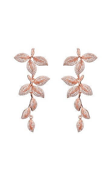 Unique Alloy With Irregular Cubic Zirconia Earrings