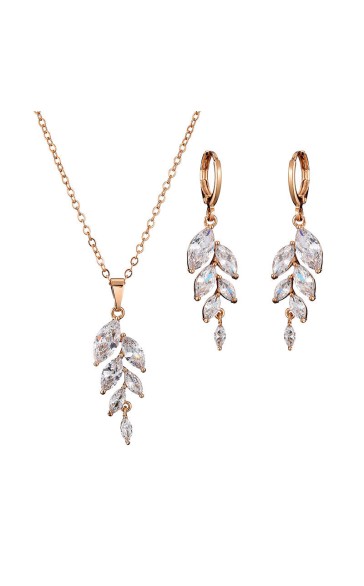 Ladies' Elegant Alloy With Irregular Cubic Zirconia Jewelry Sets