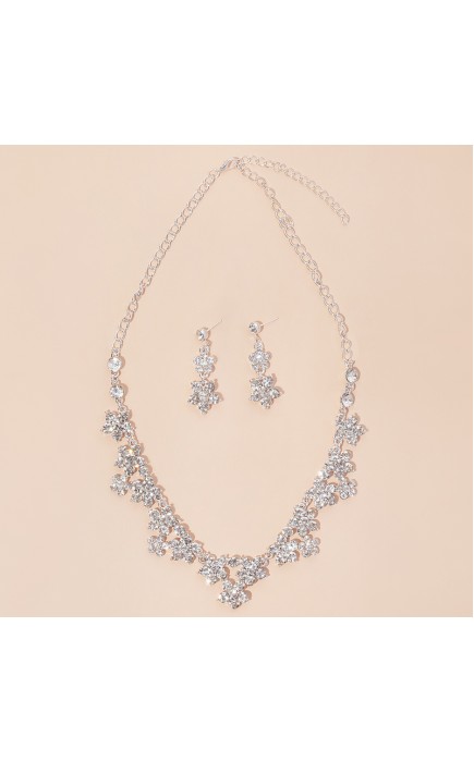 Ladies' Gorgeous Alloy With Irregular Rhinestone Jewelry Sets