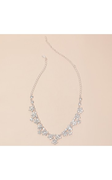 Ladies' Gorgeous Alloy With Irregular Rhinestone Jewelry Sets