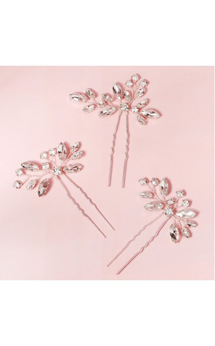 Hairpins/Headpiece Beautiful Ladies With Czech Stones (Set of 3)