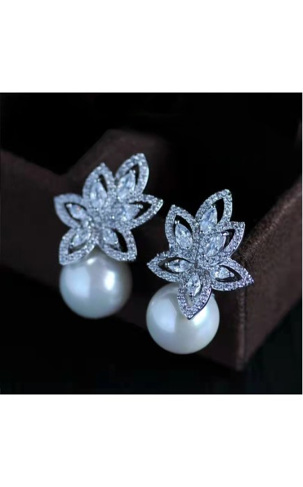 Ladies' Beautiful Alloy Earrings