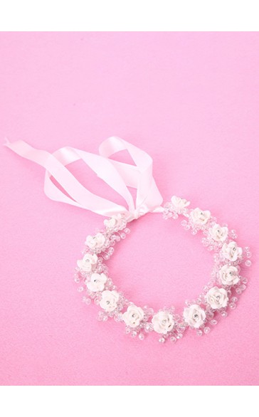 Flower Girl Alloy Headbands