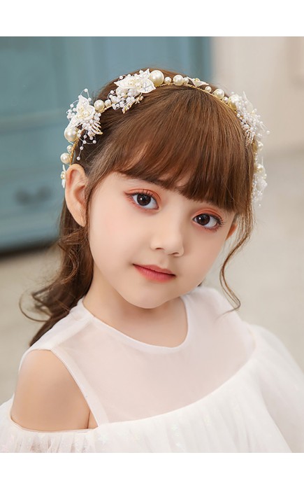 Flower Girl Alloy Headbands