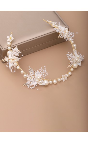 Flower Girl Alloy Headbands