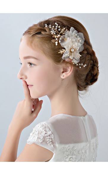 Flower Girl Alloy Headbands/Hairpins