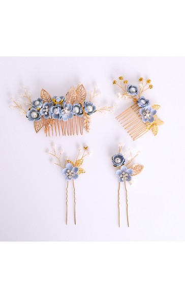 Flower Girl Alloy Headbands (Set of 4pieces)