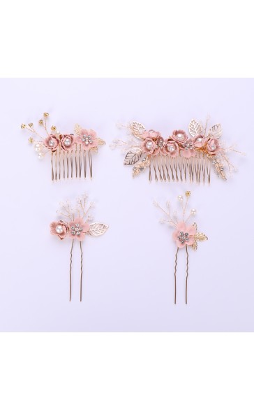 Flower Girl Alloy Headbands (Set of 4pieces)