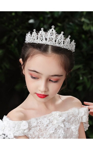 Flower Girl Alloy Headbands