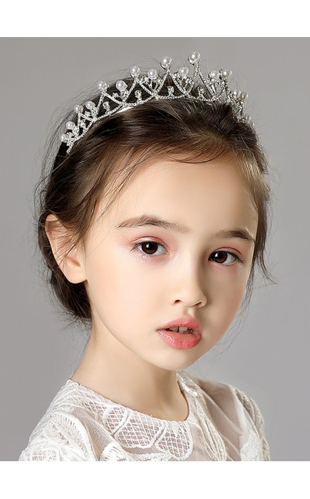 Flower Girl Alloy Headbands