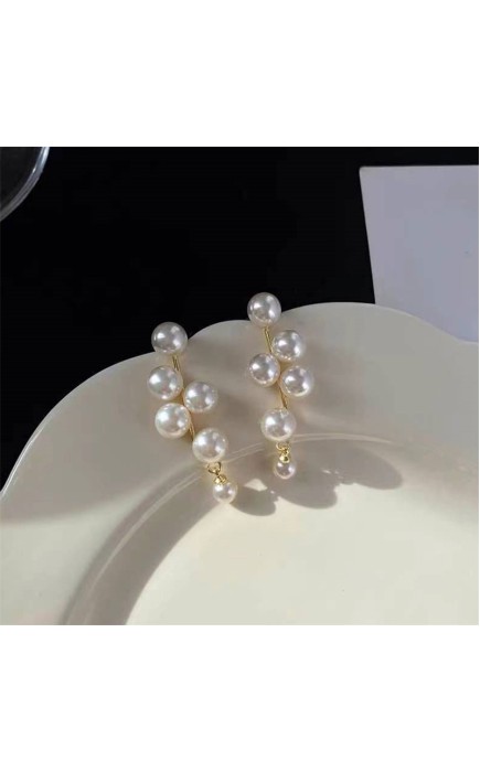 Elegant/Fashionable/Classic Alloy With Round Imitation Pearls Earrings