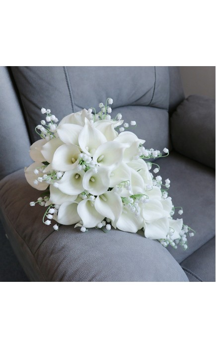 Pretty/Fancy/Fascinating/Graceful Cascade Foam Bridal Bouquets -