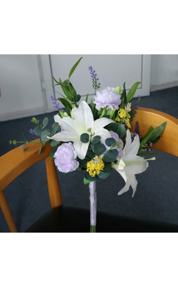 Elegant/Fascinating/Blooming Free-Form Silk Flower Bridal Bouquets - Bridal Bouquets