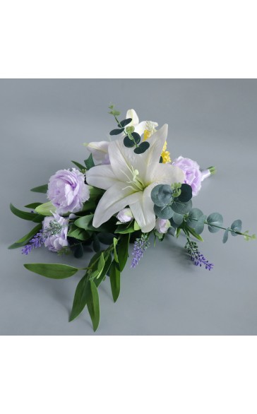 Elegant/Fascinating/Blooming Free-Form Silk Flower Bridal Bouquets - Bridal Bouquets