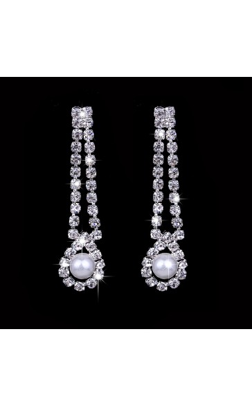 Ladies' Gorgeous/Exquisite/Fancy Alloy With Irregular Rhinestone Jewelry Sets