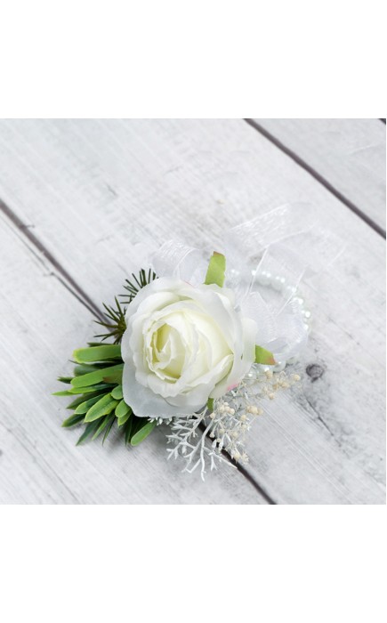 Elegant/Fascinating/Dreamlike/Delicate Free-Form Silk Flower Wrist Corsage -