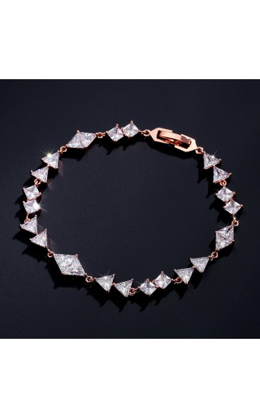 Elegant/Beautiful/Classic Alloy With Irregular Cubic Zirconia Bracelets