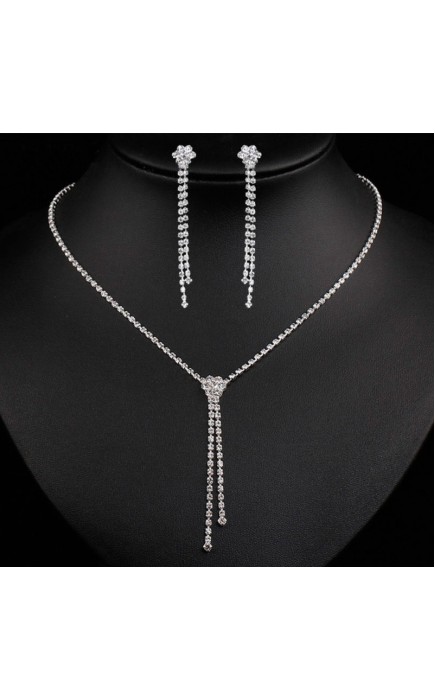 Ladies'/Couples' Elegant/Beautiful/Fashionable/Classic/Simple Alloy With Irregular Rhinestone Jewelry Sets